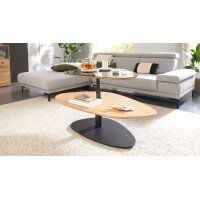 Interliving Couchtisch Serie 6225 - Couchtisch Anthrazit & Wildeiche - ca. 123 x 69 cm