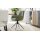 Interliving Esszimmer Serie 5605 – Armlehnstuhl mit Drehfunktion waldgrüner Cord Rebel & schwarzes Eisen