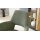 Interliving Esszimmer Serie 5605 – Armlehnstuhl mit Drehfunktion waldgrüner Cord Rebel & schwarzes Eisen