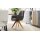 Interliving Esszimmer Serie 5605 – Armlehnstuhl mit Dreh- und Rückholfunktion anthrazitfarbener Cord Rebel & Eiche