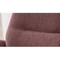Interliving Sessel Serie 4504 pastellvioletter Bezug GCP 8 & Edelstahl