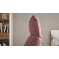 Interliving Sessel Serie 4504 pastellvioletter Bezug GCP 8 & Edelstahl