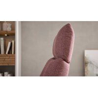 Interliving Sessel Serie 4504 pastellvioletter Bezug GCP 8 & Edelstahl