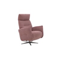 Interliving Sessel Serie 4504 pastellvioletter Bezug GCP 8 & Edelstahl