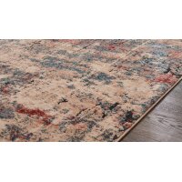 Interliving Teppich Serie L-8800 Creme-Rot-Blau – ca. 160 x 230 cm