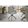 Interliving Esszimmer Serie 5118 – Armlehnstuhl mit Drehfunktion champagnerfarbener Bouclé Elegant wish E07 & mattschwarzes Eisen