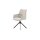 Interliving Esszimmer Serie 5118 – Armlehnstuhl mit Drehfunktion champagnerfarbener Bouclé Elegant wish E07 & mattschwarzes Eisen