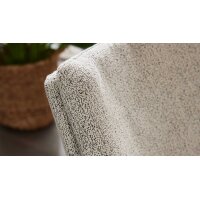 Interliving Esszimmer Serie 5118 – Armlehnstuhl mit Move & Turn champagnerfarbener Bouclé Elegant wish E07 & mattschwarzes Eisen