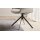Interliving Esszimmer Serie 5118 – Armlehnstuhl mit Move & Turn champagnerfarbener Bouclé Elegant wish E07 & mattschwarzes Eisen
