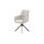 Interliving Esszimmer Serie 5118 – Armlehnstuhl mit Move & Turn champagnerfarbener Bouclé Elegant wish E07 & mattschwarzes Eisen
