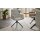 Interliving Esszimmer Serie 5118 – Armlehnstuhl mit Move & Turn champagnerfarbener Bouclé Elegant wish E07 & mattschwarzes Eisen