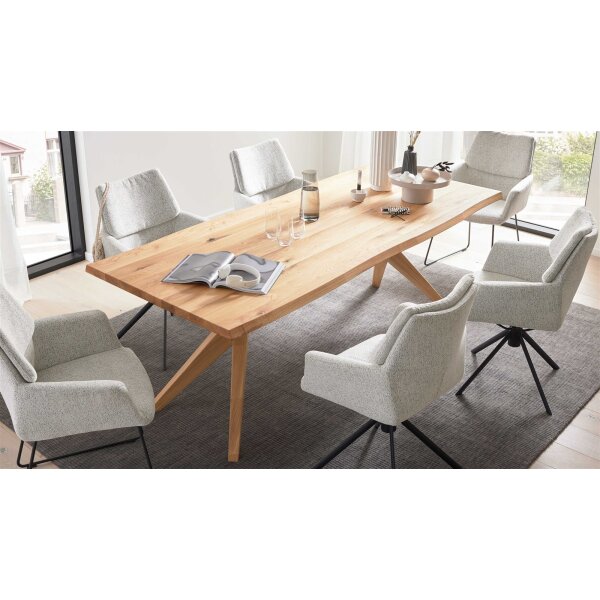 Interliving Esszimmer Serie 5118 – Esstisch Charakter-Eiche - ca. 200 x 100 cm