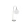 Interliving Leuchten Serie 9344 - Tischlampe Opalglas & Nickel – Höhe ca. 54 cm