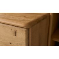 Interliving Wohnzimmer Serie 2028 - Sideboard Wildeiche - drei Türen, drei Schubladen, Breite ca. 162 cm