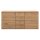 Interliving Wohnzimmer Serie 2028 - Sideboard Wildeiche - drei Türen, drei Schubladen, Breite ca. 162 cm