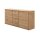 Interliving Wohnzimmer Serie 2028 - Sideboard Wildeiche - drei Türen, drei Schubladen, Breite ca. 162 cm
