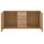 Interliving Wohnzimmer Serie 2028 - Sideboard Wildeiche - drei Türen, drei Schubladen, Breite ca. 162 cm