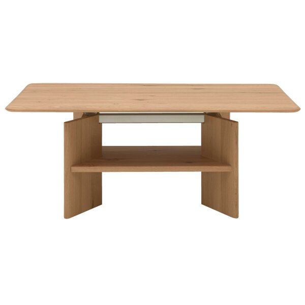 Interliving Wohnzimmer Serie 2028 - Couchtisch Wildeiche - ca. 120 x 50- 69 x 70 cm