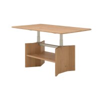 Interliving Wohnzimmer Serie 2028 - Couchtisch Wildeiche - ca. 120 x 50- 69 x 70 cm
