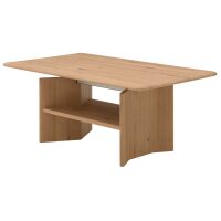Interliving Wohnzimmer Serie 2028 - Couchtisch Wildeiche - ca. 120 x 50- 69 x 70 cm