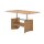 Interliving Wohnzimmer Serie 2028 - Couchtisch Wildeiche - ca. 120 x 50- 69 x 70 cm