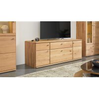 Interliving Wohnzimmer Serie 2028 - Lowboard Wildeiche - zwei Türen, zwei Schubladen, Breite ca. 162 cm