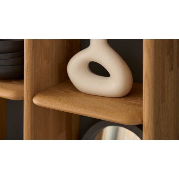 Interliving Wohnzimmer Serie 2028 - Stollenboden Wildeiche - Breite ca. 29 cm
