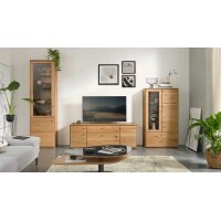 Interliving Wohnzimmer Serie 2028 - Wohnwand Wildeiche -...