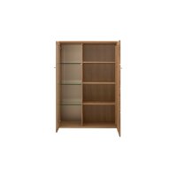 Interliving Wohnzimmer Serie 2028 - Highboard Wildeiche - zwei Türen, Breite ca. 102 cm