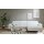 Interliving Sofa Serie 4065 – Ecksofa ecrufarbener Webstoff Loft & schwarze Metallfüße – Stellfläche ca. 288 x 183 cm