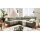 SOFAkultur Programm SK 745 2.0 - Ecksofa olivfarbener Feincord - Stellfläche ca. 276 x 219 cm