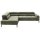 SOFAkultur Programm SK 745 2.0 - Ecksofa olivfarbener Feincord - Stellfläche ca. 276 x 219 cm