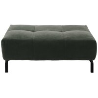 SOFAkultur Programm SK 745 2.0 - XXL-Polsterhocker olivfarbener Feincord - ca. 109 x 74 cm