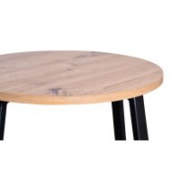 Beistelltisch Merle 1 Artisaneiche & Schwarz -...