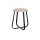 Beistelltisch Merle 1 Artisaneiche & Schwarz - Durchmesser ca. 40 cm