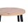 Beistelltisch Merle 1 Artisaneiche & Schwarz - Durchmesser ca. 40 cm