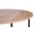 Couchtisch Merle 2 Artisaneiche & Schwarz - Durchmesser ca. 80 cm