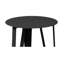 Couchtisch Emil 1 Schwarz - ca. 40 x 50 cm