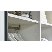 Interliving Kleiderschrank Serie 1207 – Schwebetürenschrank weißer Mattlack – zwei Türen, Breite ca. 212 cm