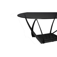 Couchtisch Mona Schwarz & Schwarz - ca. 100 x 40 cm