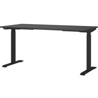 Schreibtisch Jet Graphit & Schwarz -...