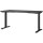 Schreibtisch Jet Graphit & Schwarz - höhenverstellbar, Breite ca. 158 cm