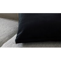 Interliving Kissenhülle Serie 9120 schwarzer Samt - ca. 45 x 45 cm