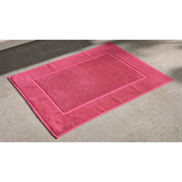 Interliving Handtuch Serie 9108 - Badvorleger pinke Baumwolle - ca. 60 x 80 cm