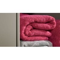 Interliving Handtuch Serie 9108 - Duschtuch pinkfarbene Baumwolle - ca. 100 x 150 cm