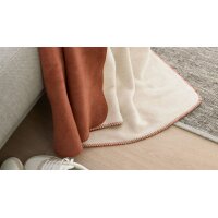 Interliving Wohndecke Serie 9104 Rotfuchs & Feder – ca. 150 x 200 cm