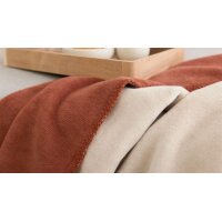 Interliving Wohndecke Serie 9104 Rotfuchs & Feder – ca. 150 x 200 cm