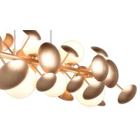 TRIO Hängeleuchte Bubble Gold & Weiß – Länge ca. 100 cm