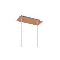 TRIO Hängeleuchte Bubble Gold & Weiß – Länge ca. 100 cm