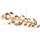 TRIO Hängeleuchte Bubble Gold & Weiß – Länge ca. 100 cm